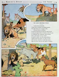 Der alternde Löwe, aus den 